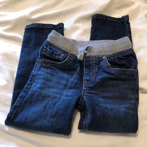 Drawstring boys jeans